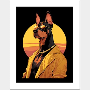 doberman Posters and Art